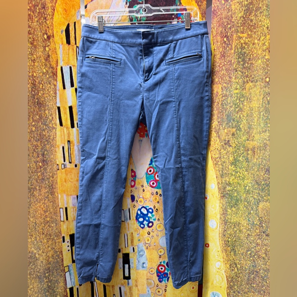 LOFT Blue Ankle Cropped Pants Size 10P